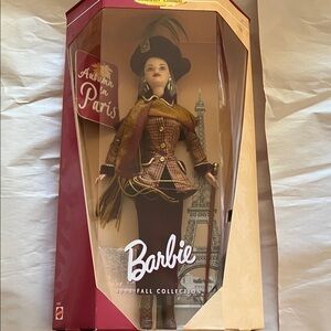 Barbie Autumn in Paris Doll - Brown and Gold